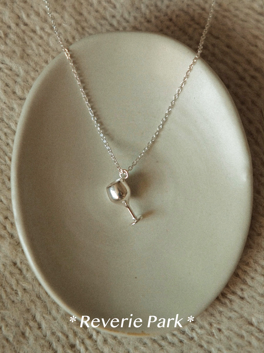 Flagon Silver Necklace